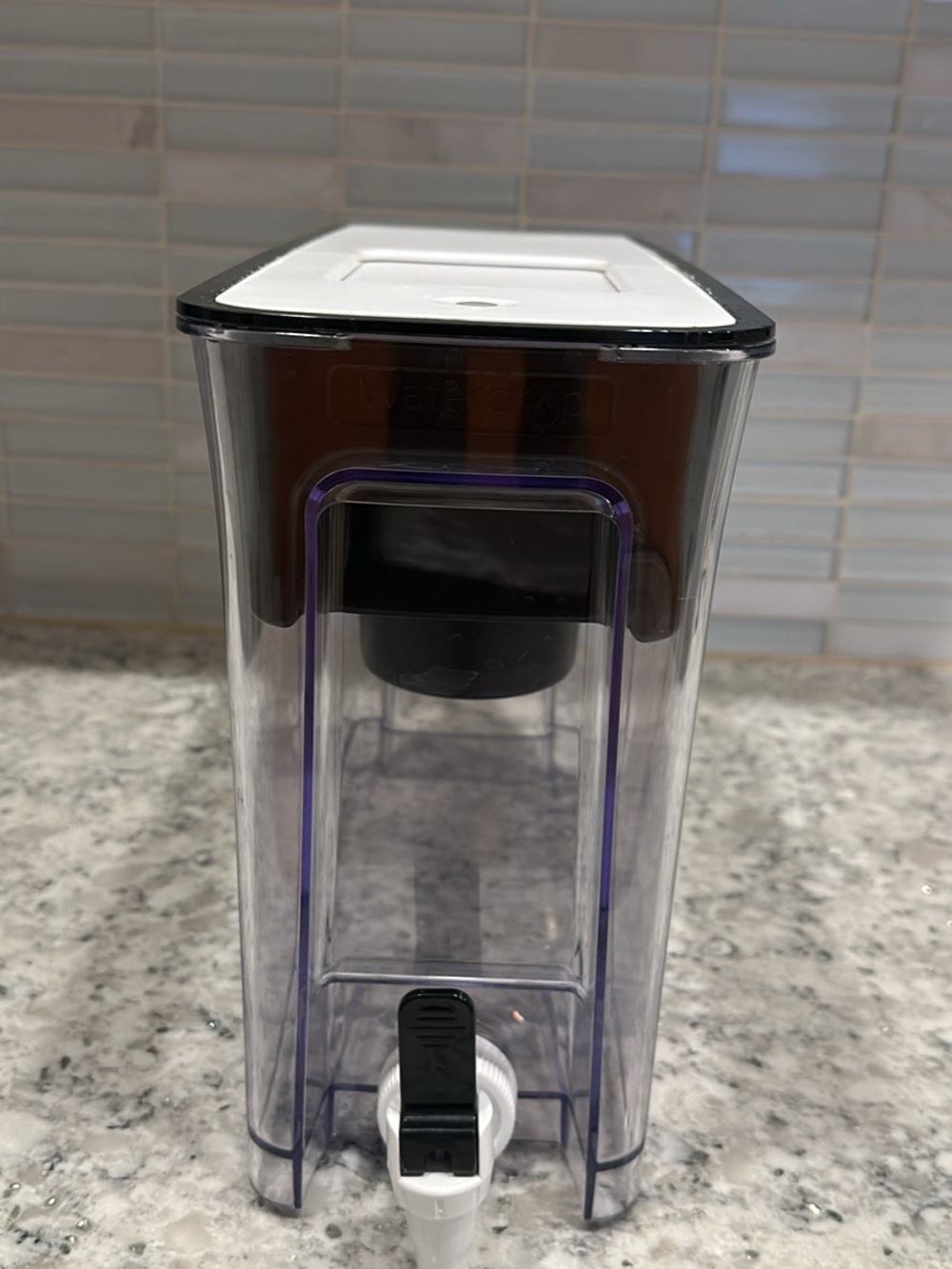 Waterdrop Black and White Water Filter Dispenser Pitcher